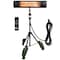 Dr Infrared Heater Black 1500-Watt Indoor/Outdoor Carbon Infrared Patio Heater with Tripod and Remote Control DR-338 - alternate 1